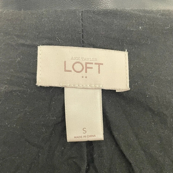 Women's LOFT Leather/Suede Moto Jacket - Sz. S - Picture 5 of 5